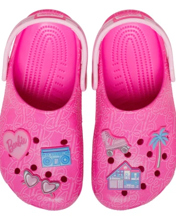 Saboti Crocs Classic Mattel Pink Barbie Kids Multicolor - Multi