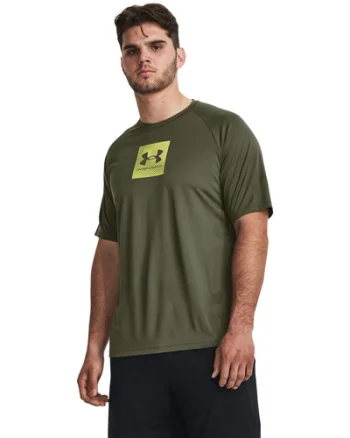 Tricou barbati Under Armour Tech Print Fill Short Sleeve 1380785 1380785-390