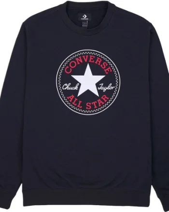 Bluza barbati Converse Converse Go-To All Star Patch Crew Standard Fit Sweatshirts 10025471-A01