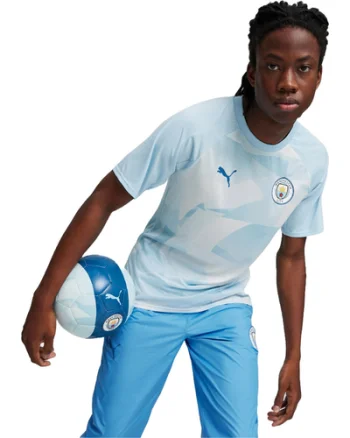 Tricou barbati Puma Mcfc Prematch Ss Jersey 77437001