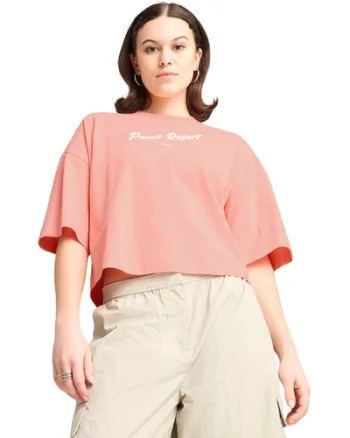 Tricou femei Puma Premium Ess Oversized Graphic Tee 62977618