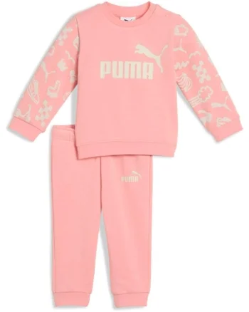Trening copii Puma Minicats Sandy Adventures Crew Set Tr Inf 68628418