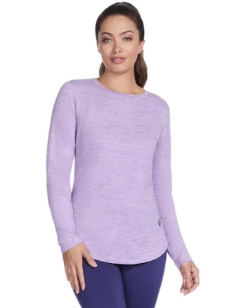Bluza femei Skechers GO DRI Swift Long Sleeve Tunic Crew LT155-WLPR