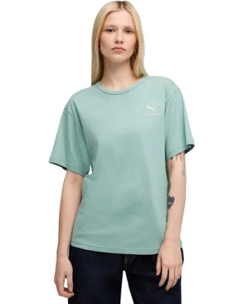 Tricou femei Puma Class Relaxed Tee Light Moss 68813037