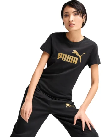 Tricou femei Puma Ess Metallic No 1 Logo Tee 63153651