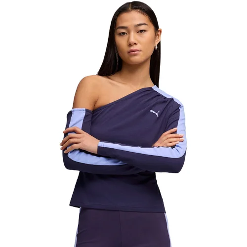 Bluza femei Puma T7 Asymmetric Longsleeve 63462364