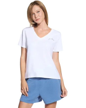 Tricou femei Skechers Stride Performance Tee TP167-WHT