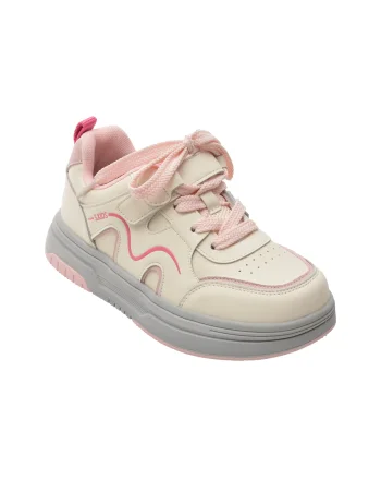 Pantofi sport SELECTION KIDS roz, 2553, din piele naturala