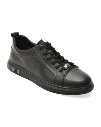 Pantofi sport GRYXX negri, 5623, din piele naturala