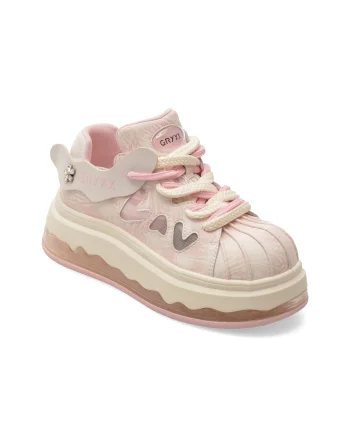 Pantofi sport GRYXX roz, 55177, din piele naturala
