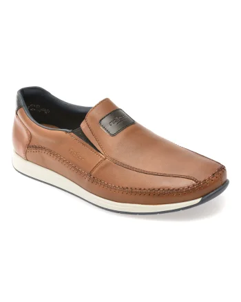 Pantofi RIEKER maro, 11962, din piele naturala