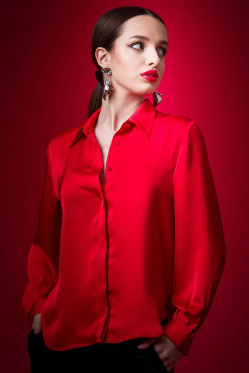 Camasa satin Nadinne