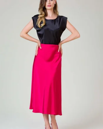 Fusta satin Lesly