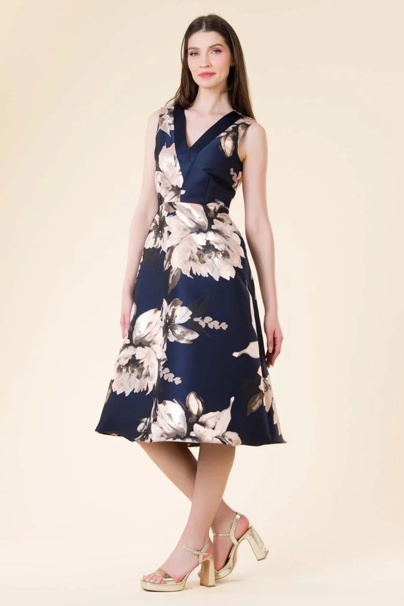 Rochie brocart Carla
