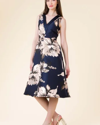 Rochie brocart Carla