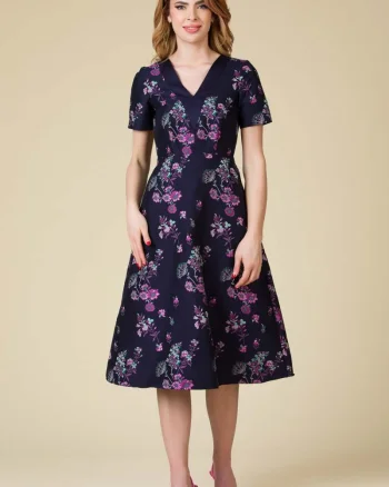Rochie brocart Magda