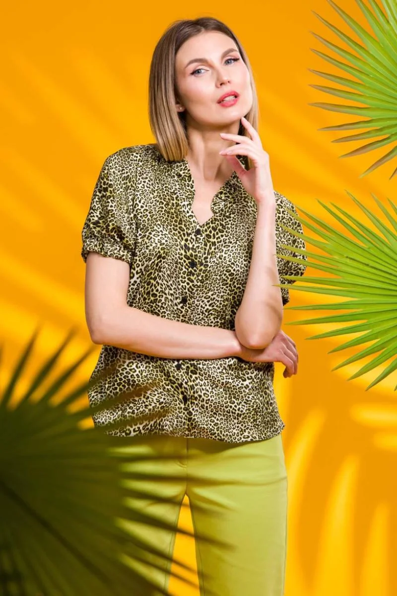 Bluza viscoza Jungle