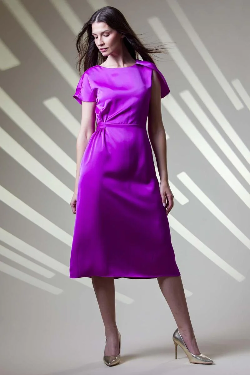 Rochie satin Elvira