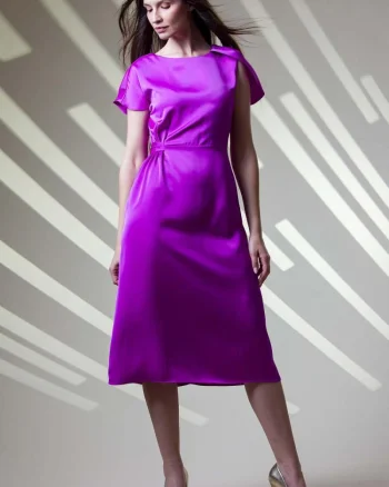 Rochie satin Elvira