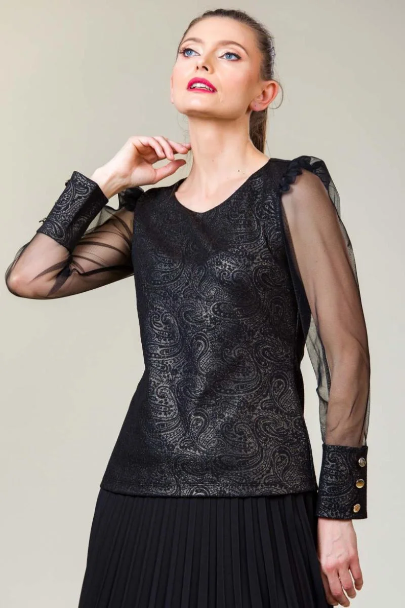 Bluza brocart Melisa