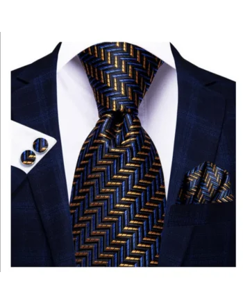 Set cravata + batista + butoni - matase - model 20