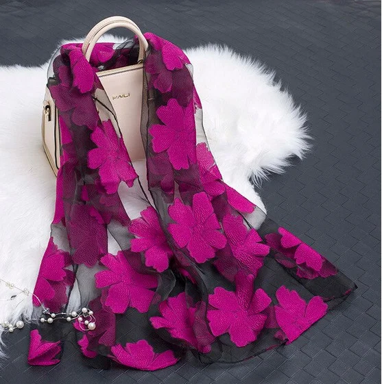 Esarfa de dama, eleganta, din organza, model 9
