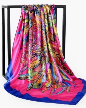 Esarfa eleganta din matase satinata, model 30