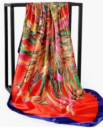 Esarfa eleganta din matase satinata, model 62