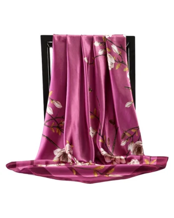 Esarfa eleganta din matase satinata, model 55
