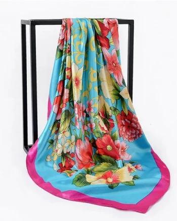 Esarfa eleganta din matase satinata, model 78