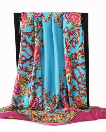 Esarfa eleganta din matase satinata, model 76