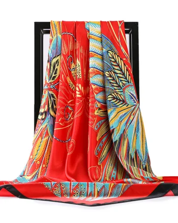 Esarfa eleganta din matase satinata, model 83