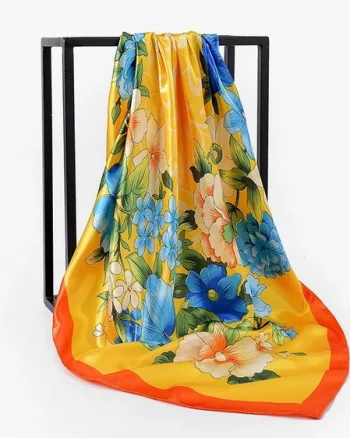 Esarfa eleganta din matase satinata, model 80