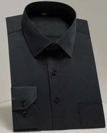 Camasa barbati neagra, stil clasic, marime 42
