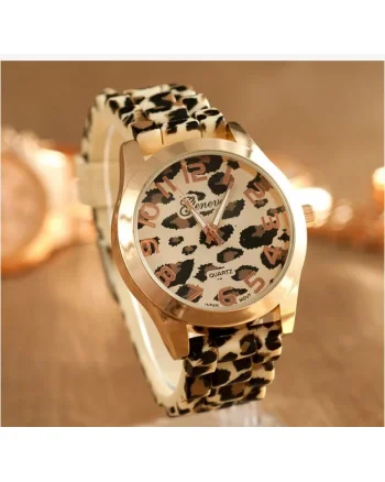 Ceas de dama elegant, Animal print