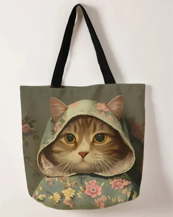 Geanta dama Kitty, tip Shopping bag,model pisica, var.3