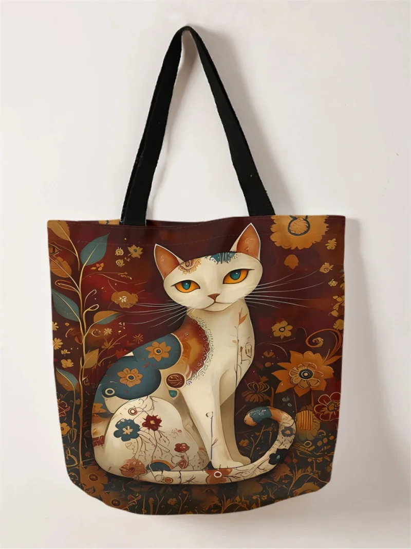 Geanta dama Kitty, tip Shopping bag,model pisica, var.4