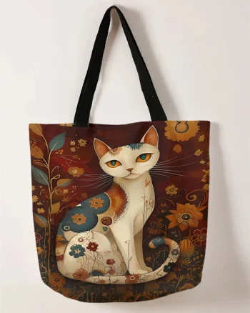 Geanta dama Kitty, tip Shopping bag,model pisica, var.4