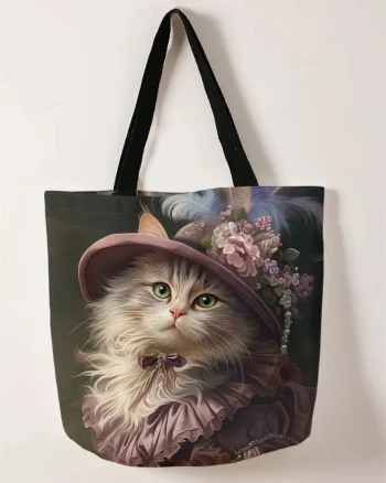 Geanta dama Kitty, tip Shopping bag,model pisica, var.5