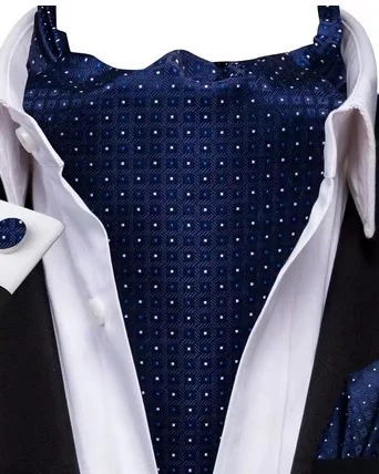 Set cravata / esarfa Ascot + batista + butoni, model 87