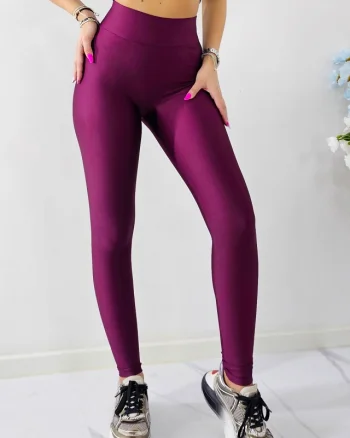 Colanti Lycra Taylor, cu aspect metalizat, Lila