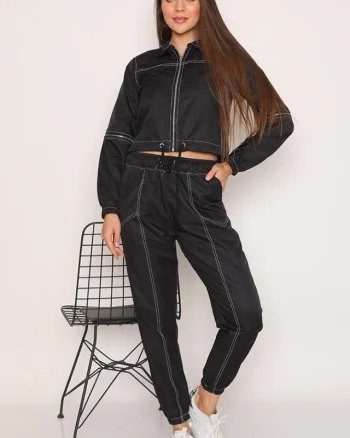 Compleu sport Intense Stripes pantaloni si bluza