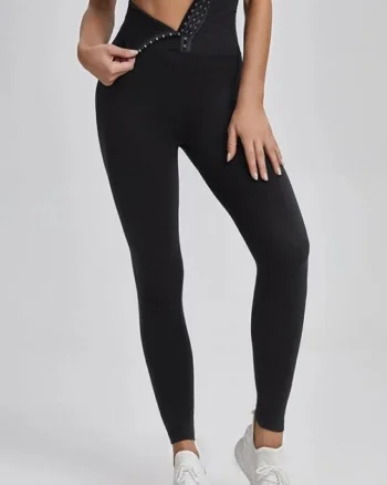 Colanti modelatori Nemo, cu corset in talie, Negru