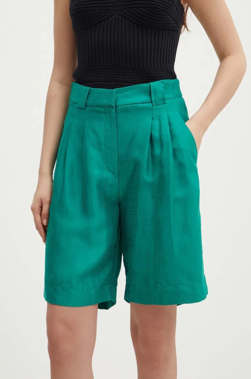 La Petite Française pantaloni scurți din amestec de in SAVOUREUX