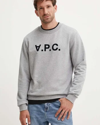 A.P.C. hanorac de bumbac sweat standard grand vpc GOTS