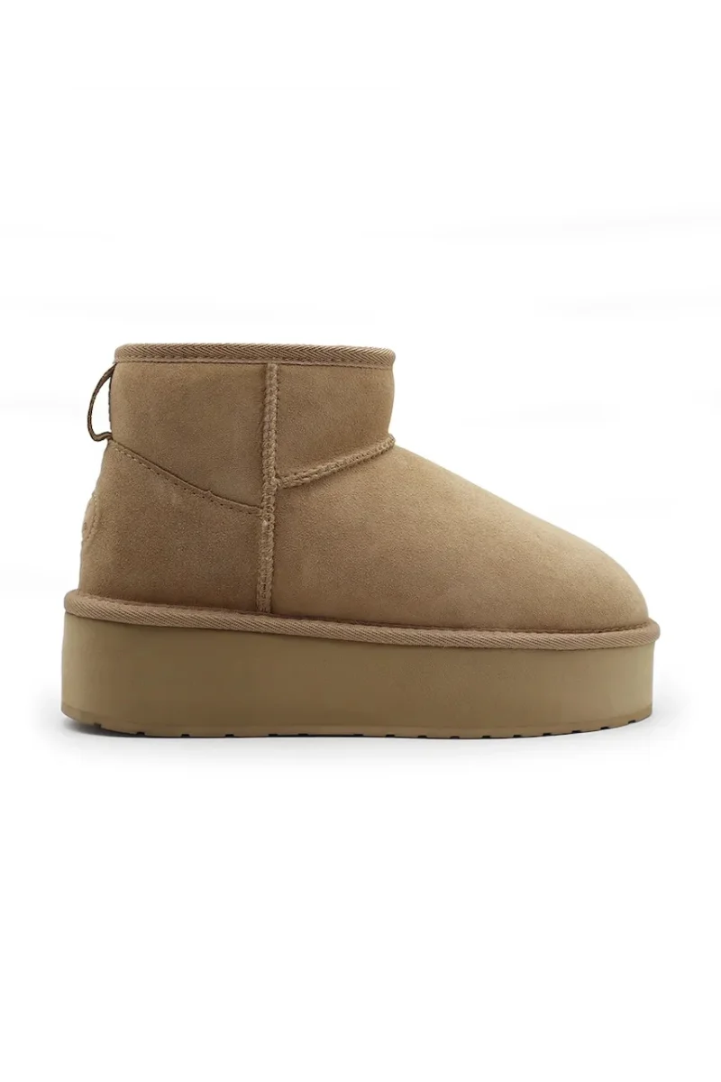 Emu Australia cizme de zapada din piele intoarsa Stinger Micro Flatform