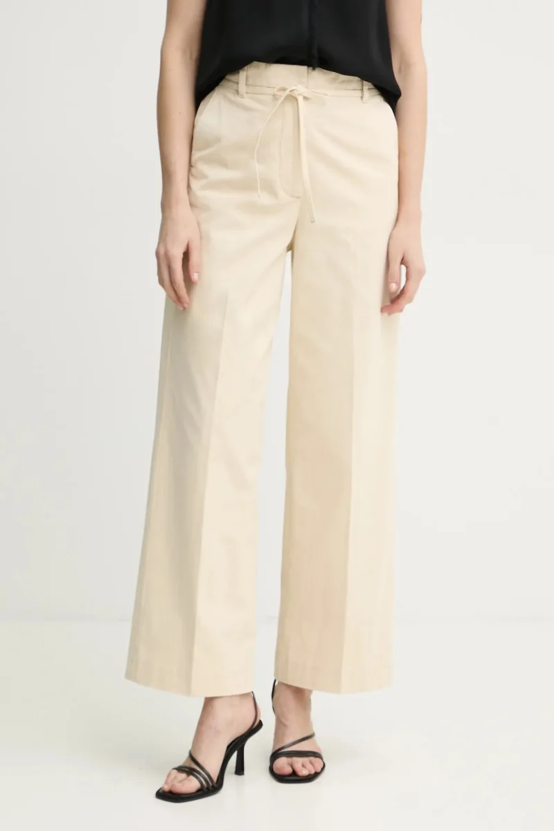 Day Birger et Mikkelsen pantaloni de bumbac Jade