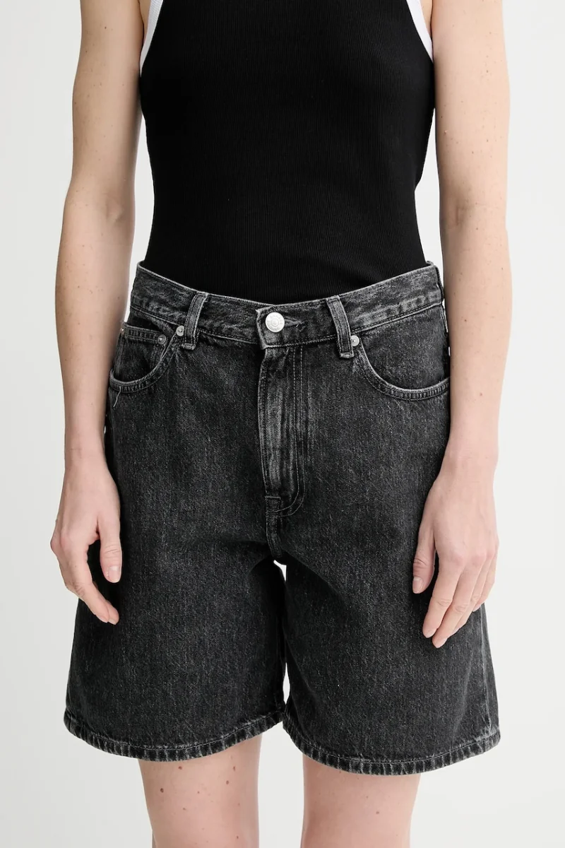 Samsoe Samsoe pantaloni scurți din denim SASHELLY
