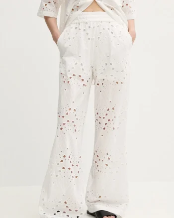 Gestuz pantaloni din bumbac