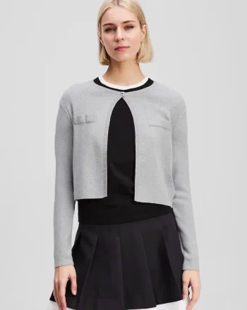 Karl Lagerfeld cardigan din amestec de lână IKON